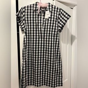 J Crew Factory Gingham dress -NWT